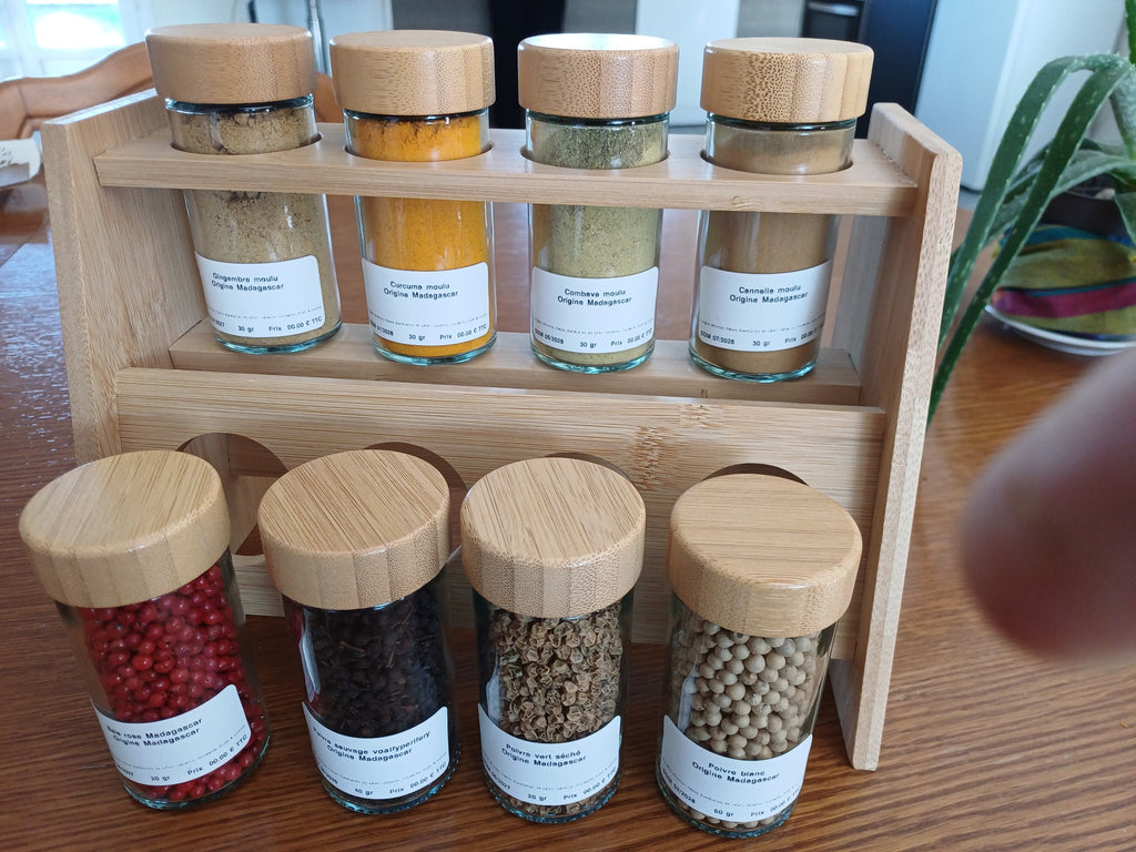 Coffret Poivres Baies Madagascar - Cadeau Gourmet