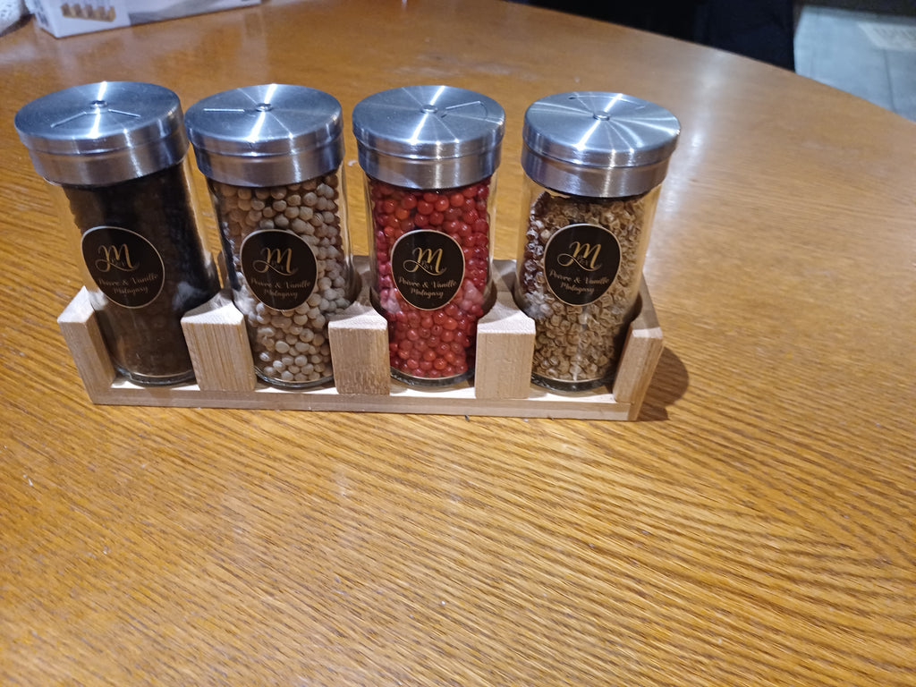 Coffret Poivres Baies Madagascar - Cadeau Gourmet