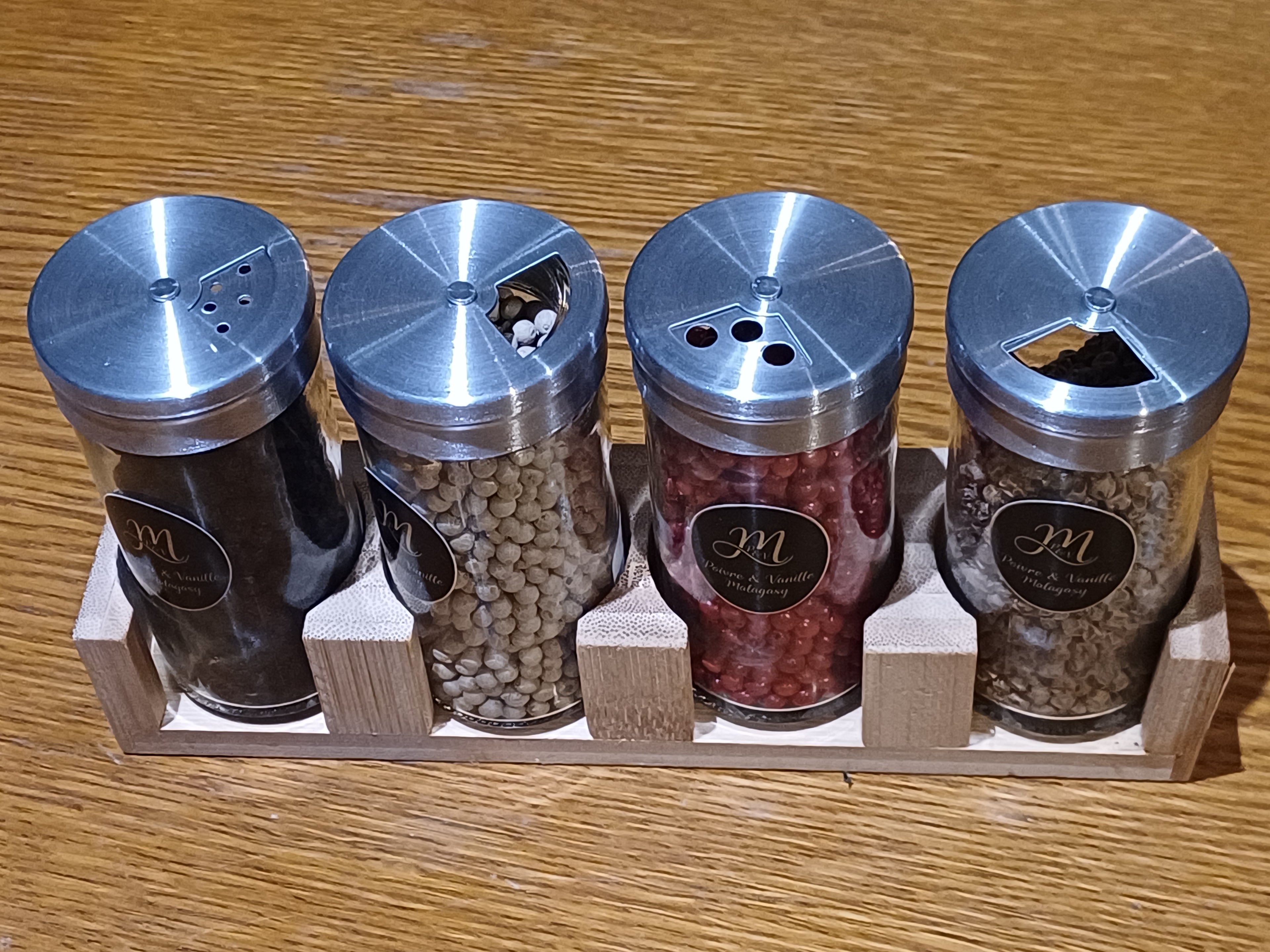 Coffret Poivres Baies Madagascar - Cadeau Gourmet