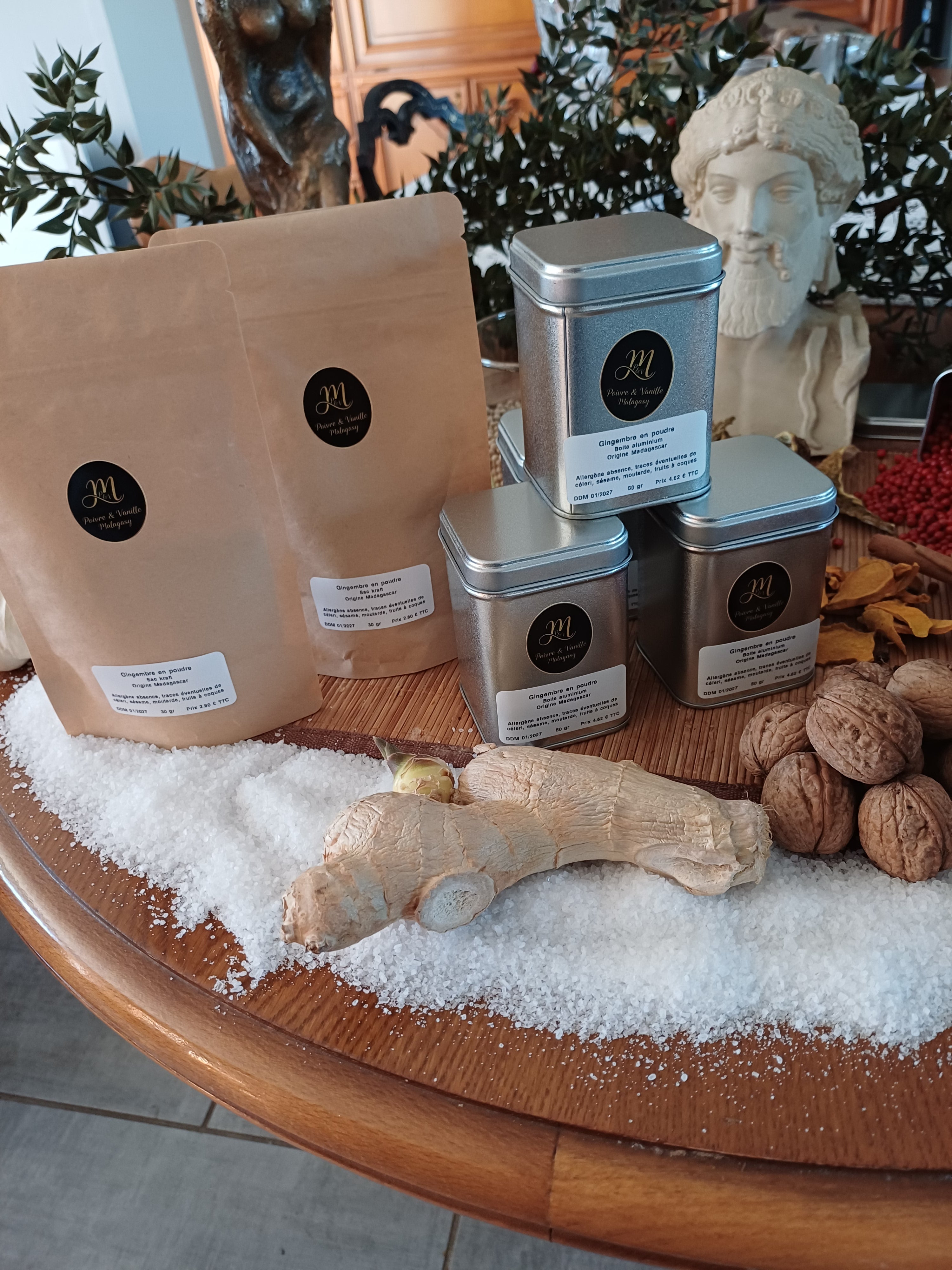 Gingembre Poudre Madagascar - Saveur Piquante