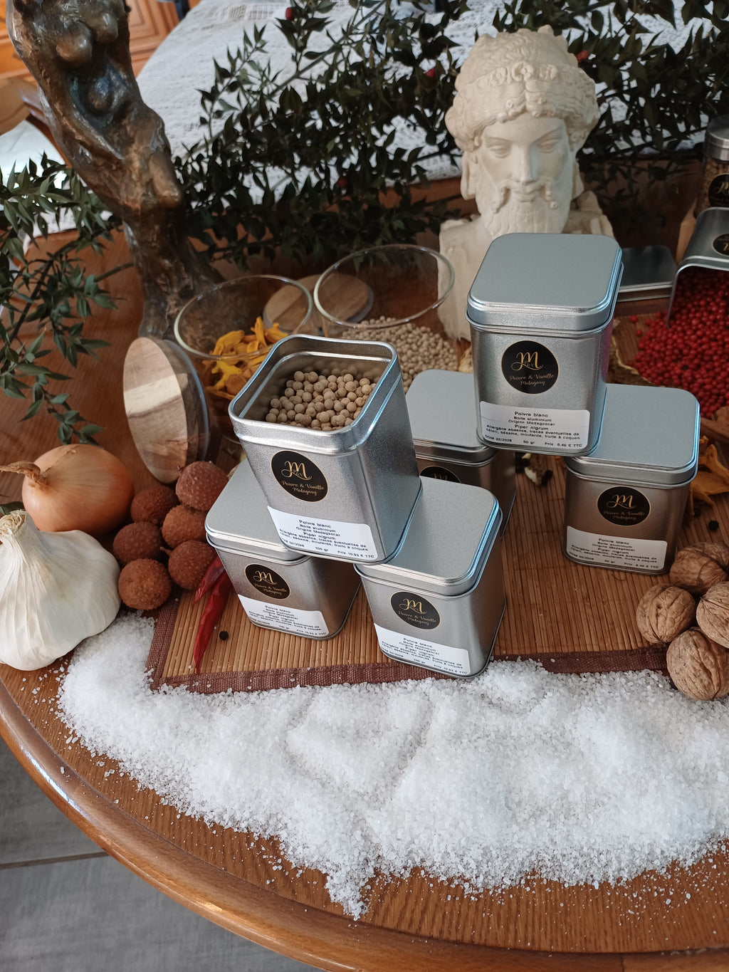 Poivre Blanc Madagascar - Saveur Douce et Raffinée