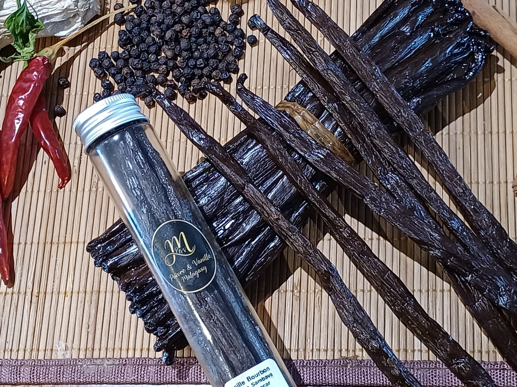 Vanille Bourbon de Sambava Madagascar Gourmet 16-18 cm