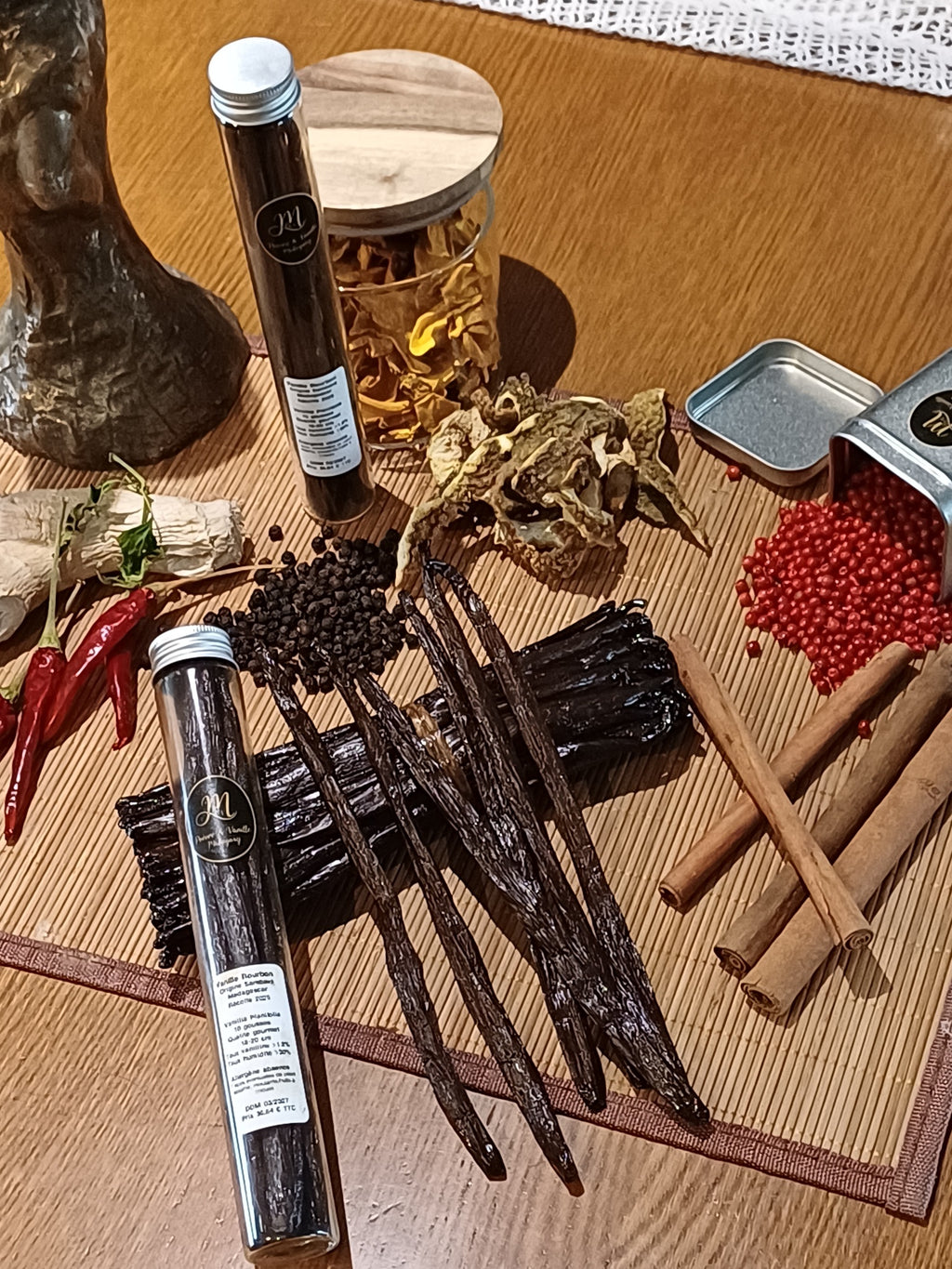 Vanille Bourbon de Sambava Madagascar Gourmet 16-18 cm