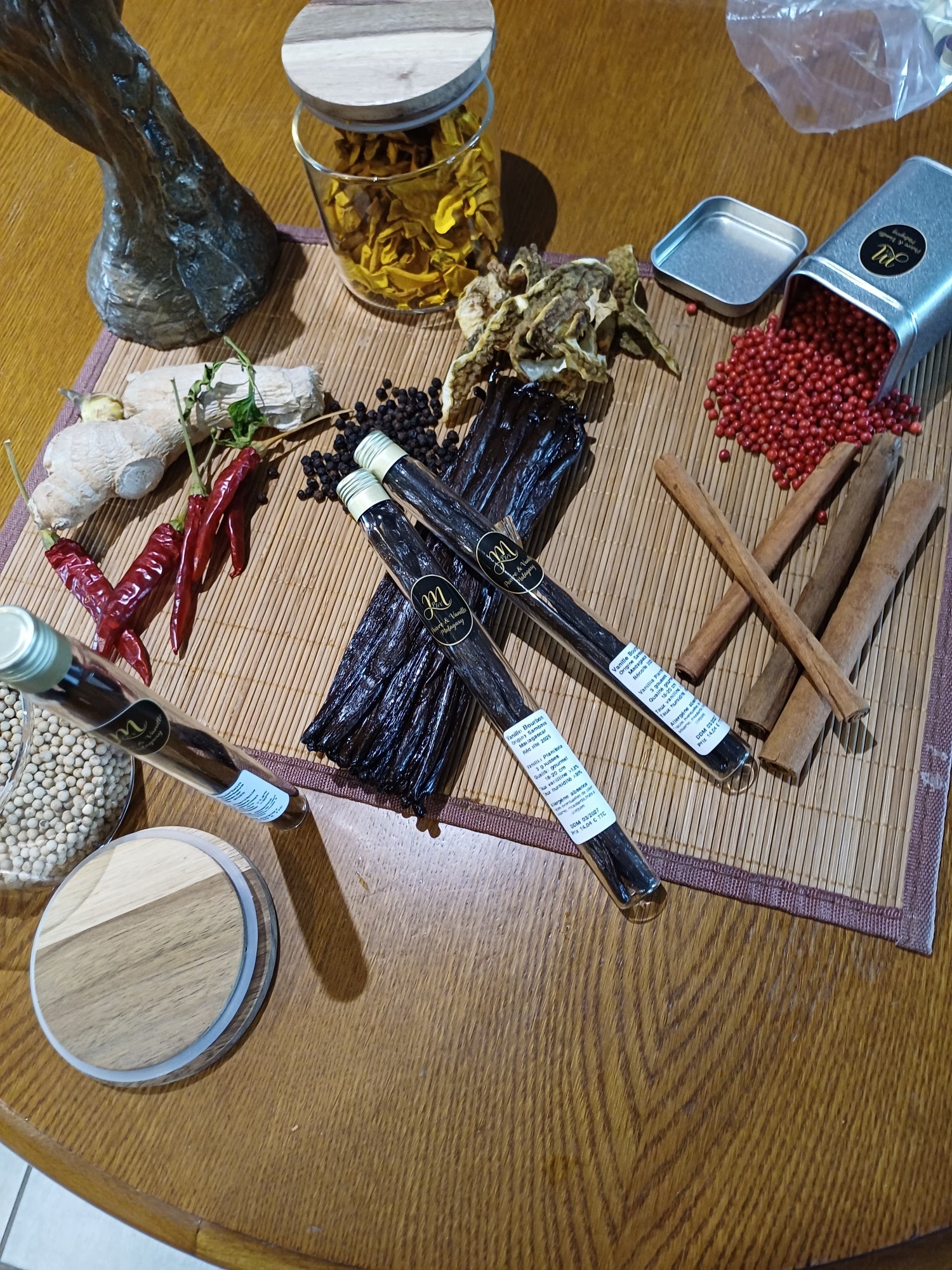 Vanille Bourbon de Sambava Madagascar Gourmet 16-18 cm